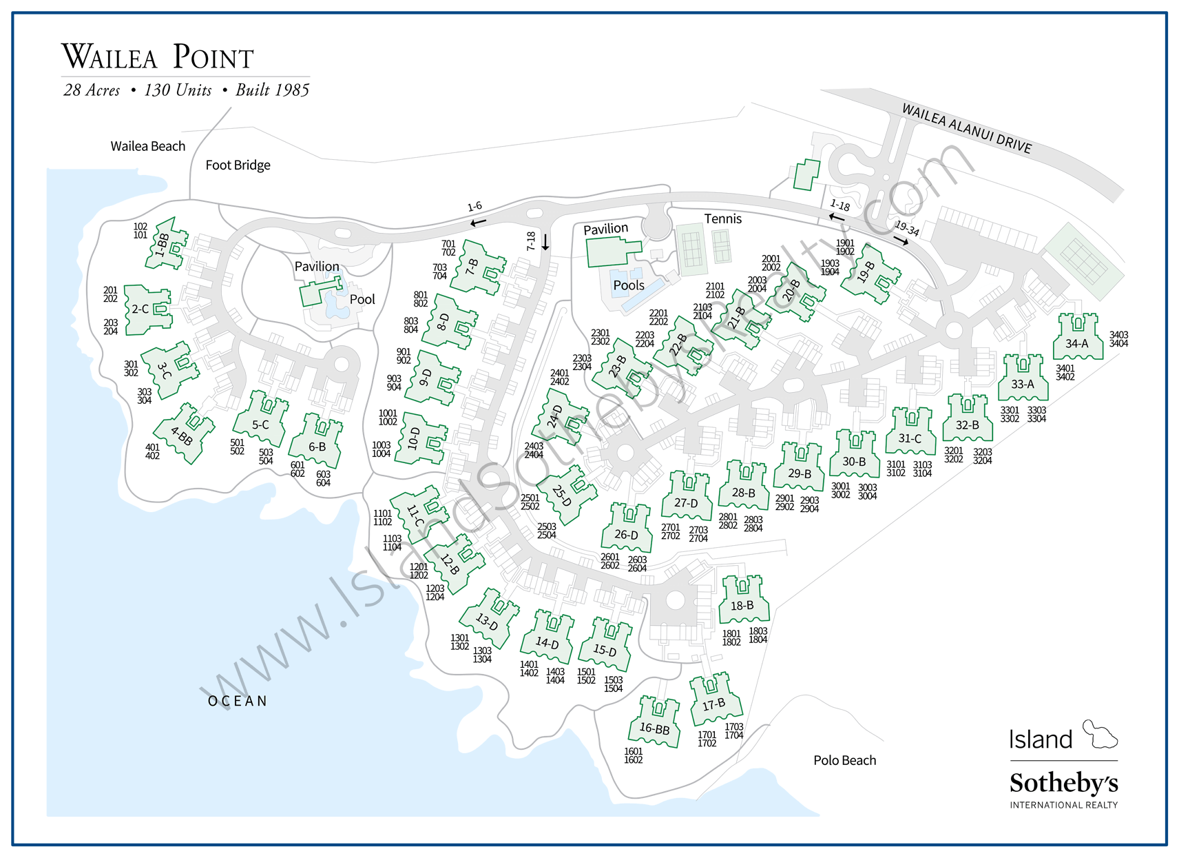 Wailea Point Map